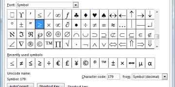 cach-viet-dau-lon-hon-hoac-bang-trong-excel-word-nhanh-nhat