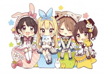 nhân vật anime cute