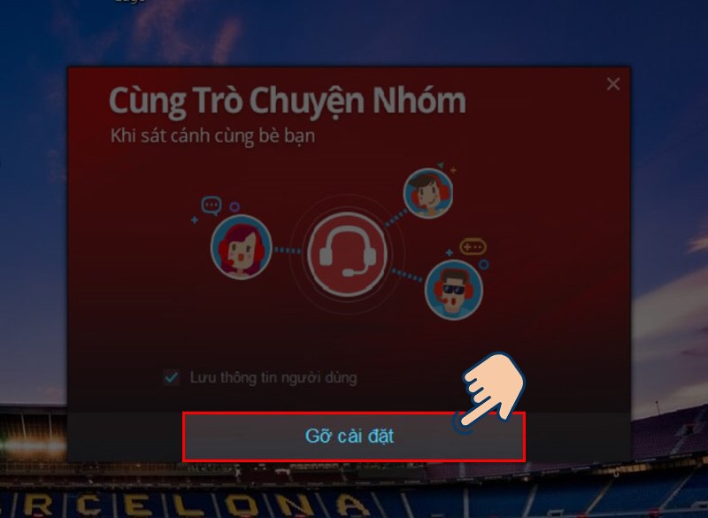 cách tắt thông báo garena