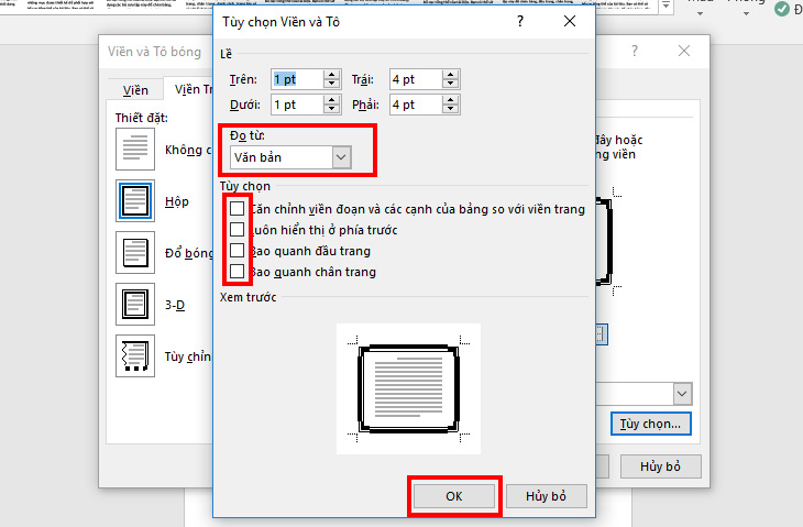 cách tạo khung bìa trong word6