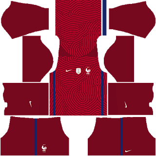 Kit thủ môn France Dream League Soccer 2022 sân nhà