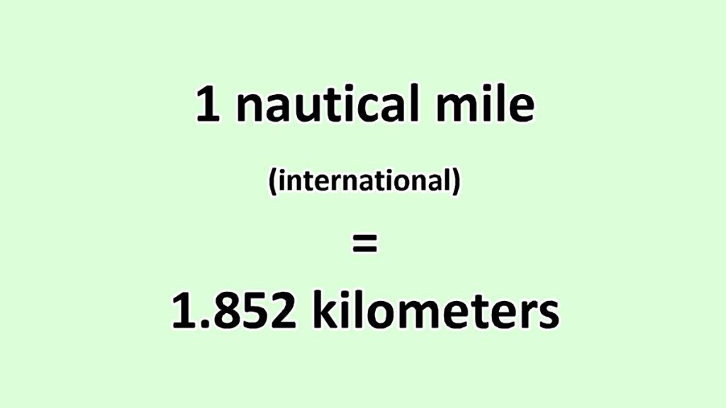 1 Hải Lý Bằng Bao Nhiêu Km