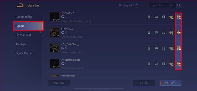 cách tặng vàng trong liên quân